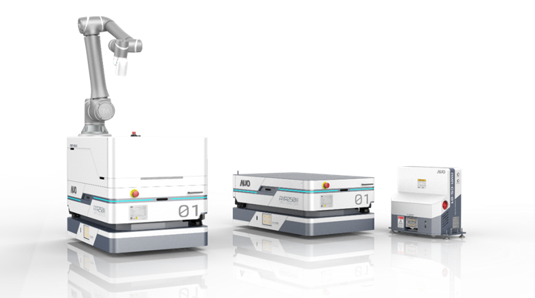 赢博數位開發的自主式移動機器人（AMR250M），搭配全向輪並結合AI演算法、2D LiDAR、3D攝影機等技術，協助客戶實現產線全自動化